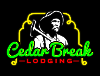 Cedar Break Lodging logo design by MAXR