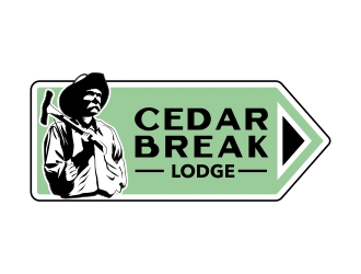 Cedar Break Lodging logo design by rizuki