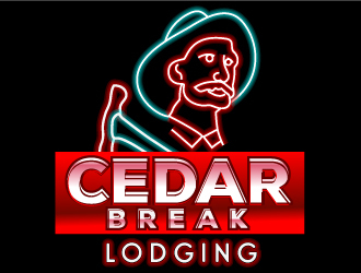 Cedar Break Lodging logo design by Suvendu