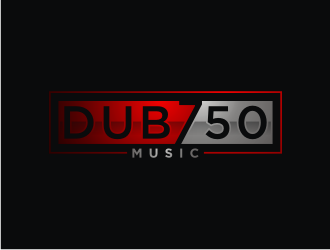 DUB 750 Music logo design by Artomoro