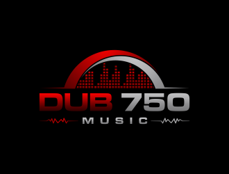 DUB 750 Music logo design by p0peye