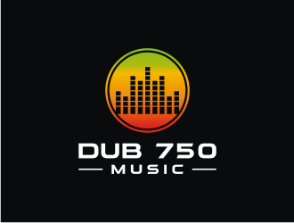 DUB 750 Music logo design by mbamboex