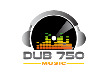 DUB 750 Music logo design by naldart