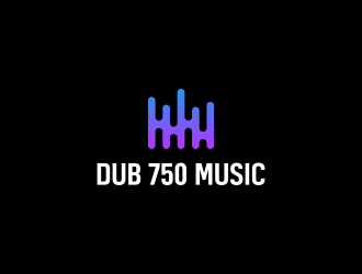 DUB 750 Music logo design by funsdesigns