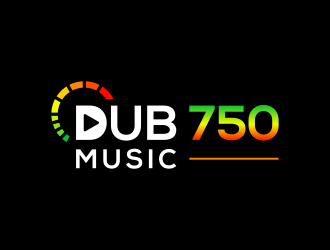 DUB 750 Music logo design by diki