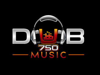 DUB 750 Music logo design by axel182