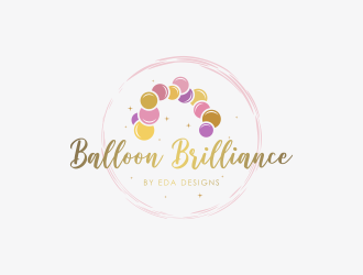 Balloon Brilliance by Eda Designs  logo design by funsdesigns