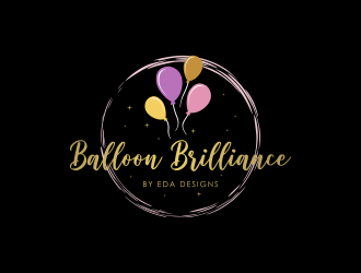 Balloon Brilliance by Eda Designs  logo design by funsdesigns