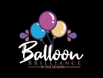 Balloon Brilliance by Eda Designs  logo design by AamirKhan