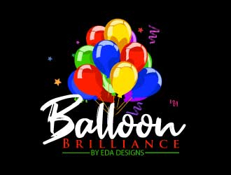 Balloon Brilliance by Eda Designs  logo design by AamirKhan