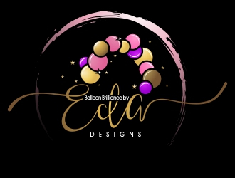 Balloon Brilliance by Eda Designs  logo design by MonkDesign