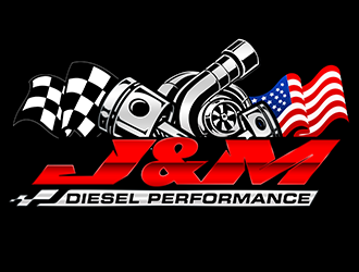 J&M Diesel Performance logo design by 3Dlogos