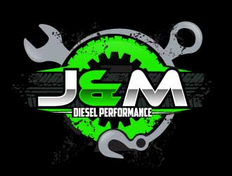 J&M Diesel Performance logo design by AamirKhan