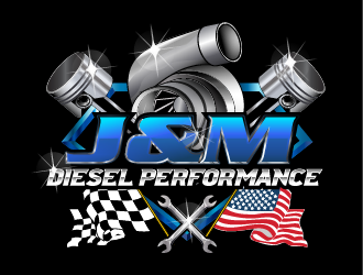 J&M Diesel Performance logo design by IanGAB