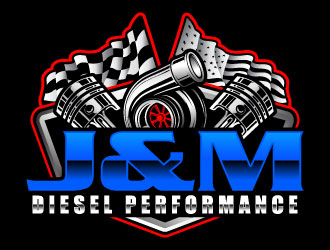 J&M Diesel Performance logo design by daywalker