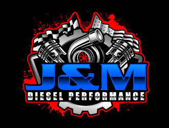 J&M Diesel Performance logo design by daywalker