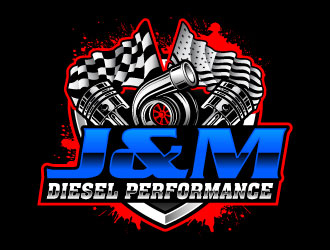 J&M Diesel Performance logo design by daywalker