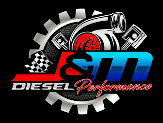 J&M Diesel Performance logo design by qqdesigns