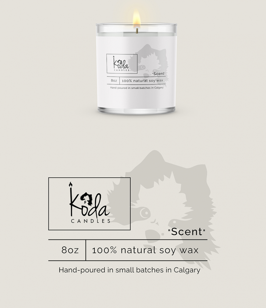 Koda Candles logo design by cwrproject