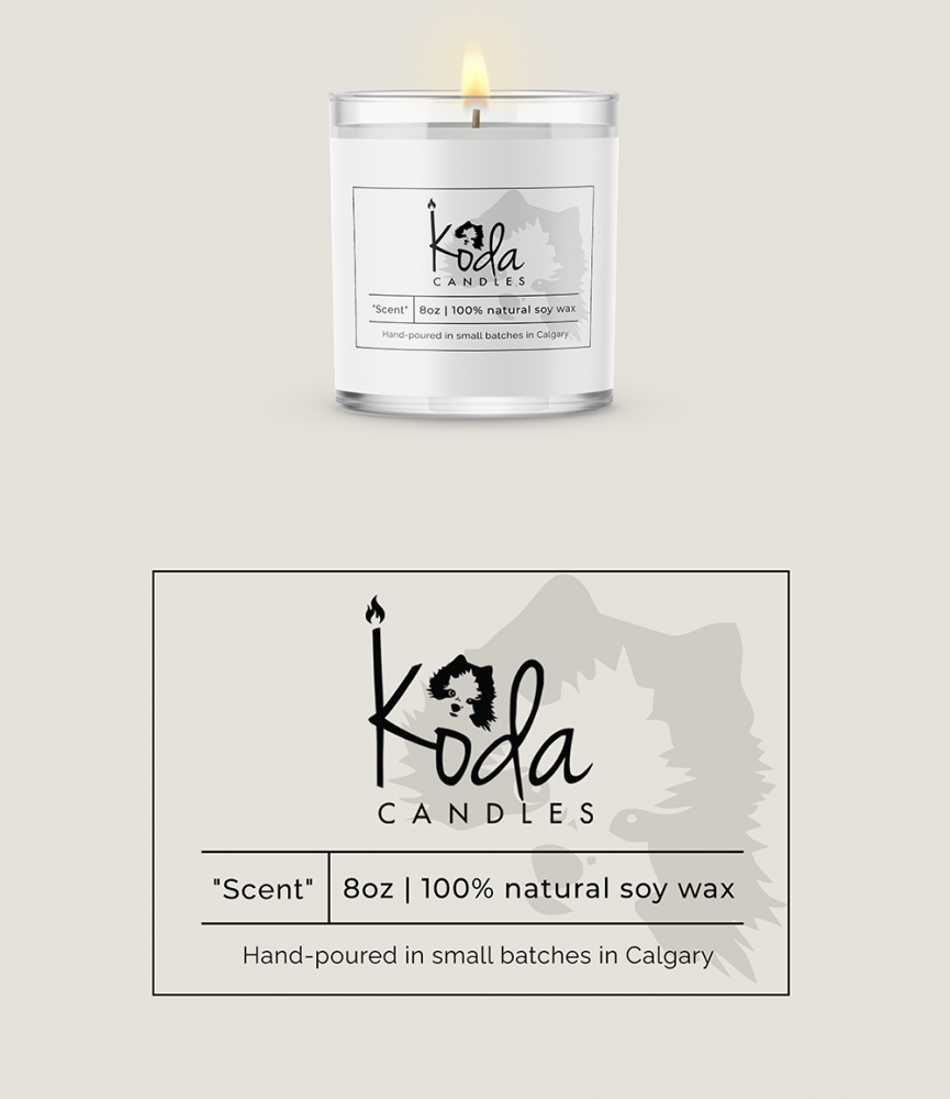 Koda Candles logo design by cwrproject