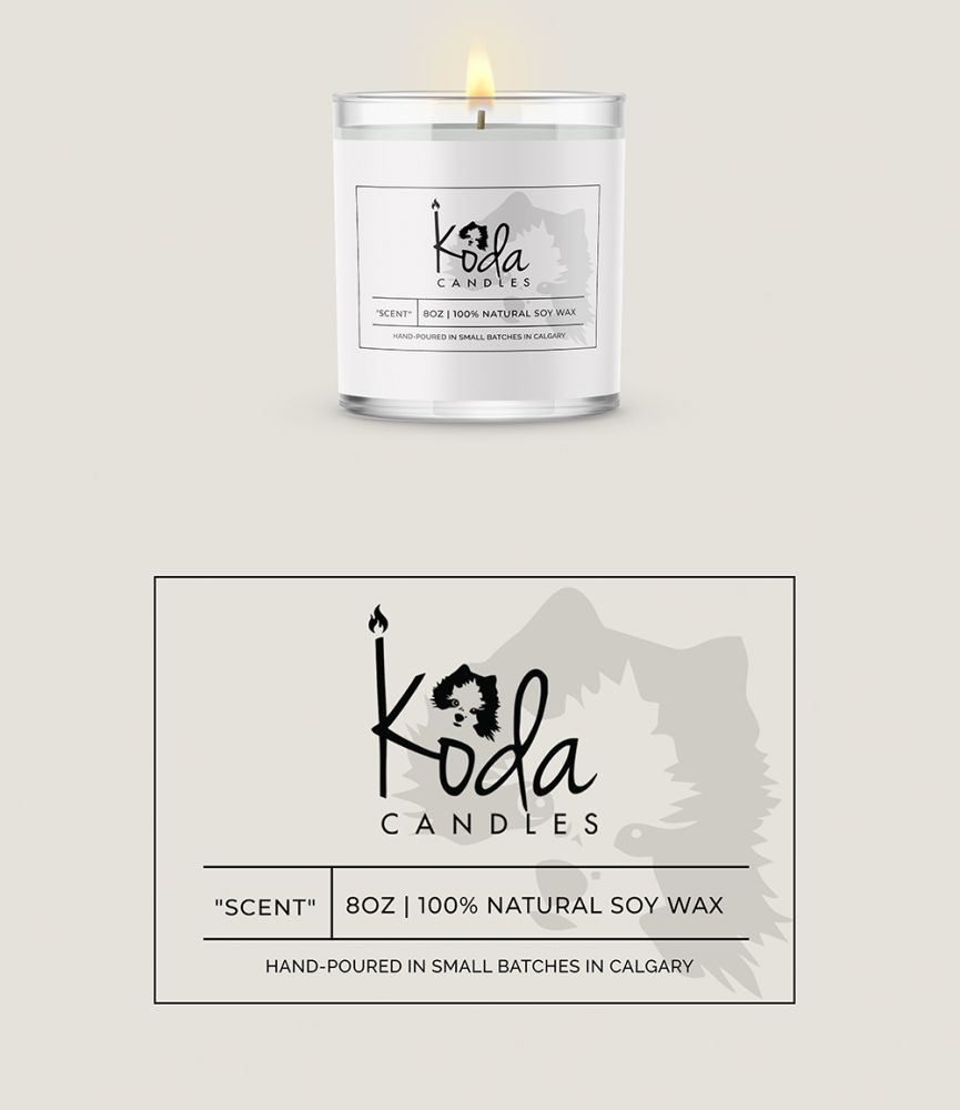 Koda Candles logo design by cwrproject