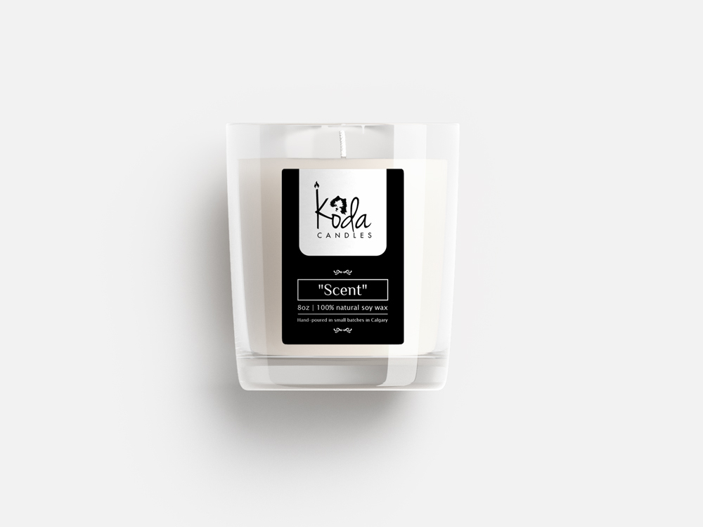 Koda Candles logo design by Ulid