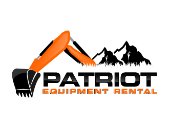 Patriot Equipment Rental logo design by Kirito