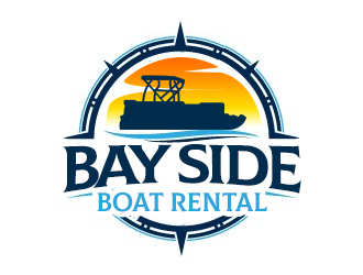 Bay Side Boat Rental  logo design by kunejo