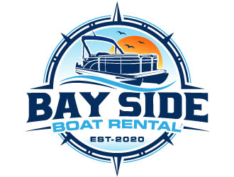 Bay Side Boat Rental  logo design by Suvendu