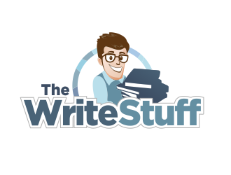 The Write Stuff logo design by M J