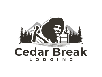 Cedar Break Lodging logo design by Galfine