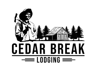 Cedar Break Lodging logo design by rizuki