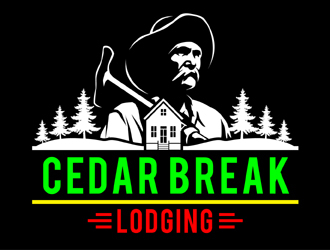 Cedar Break Lodging logo design by MAXR