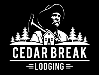 Cedar Break Lodging logo design by MAXR