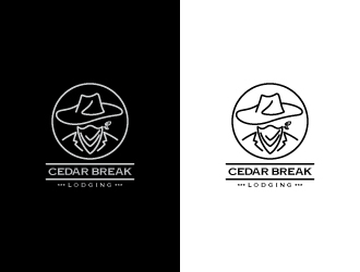 Cedar Break Lodging logo design by Badnats