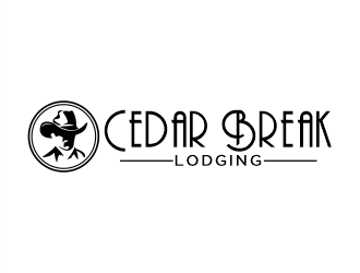 Cedar Break Lodging logo design by Gwerth