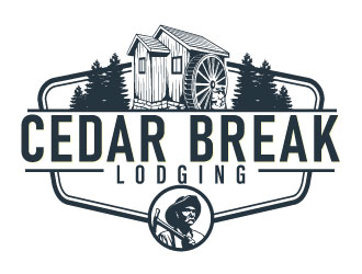 Cedar Break Lodging logo design by daywalker