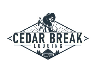 Cedar Break Lodging logo design by daywalker