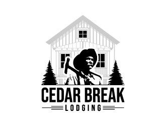 Cedar Break Lodging logo design by MUSANG