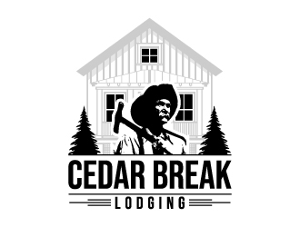 Cedar Break Lodging logo design by MUSANG