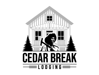 Cedar Break Lodging logo design by MUSANG