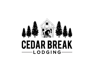 Cedar Break Lodging logo design by Creativeminds