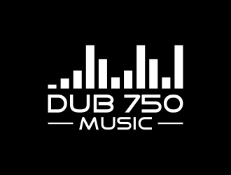 DUB 750 Music logo design by y7ce