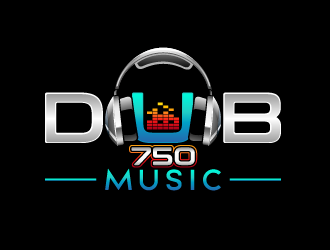 DUB 750 Music logo design by axel182