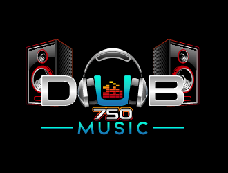 DUB 750 Music logo design by axel182