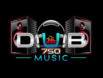 DUB 750 Music logo design by axel182