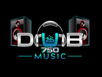 DUB 750 Music logo design by axel182