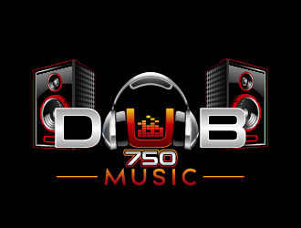 DUB 750 Music logo design by axel182