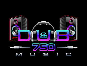 DUB 750 Music logo design by axel182