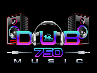 DUB 750 Music logo design by axel182